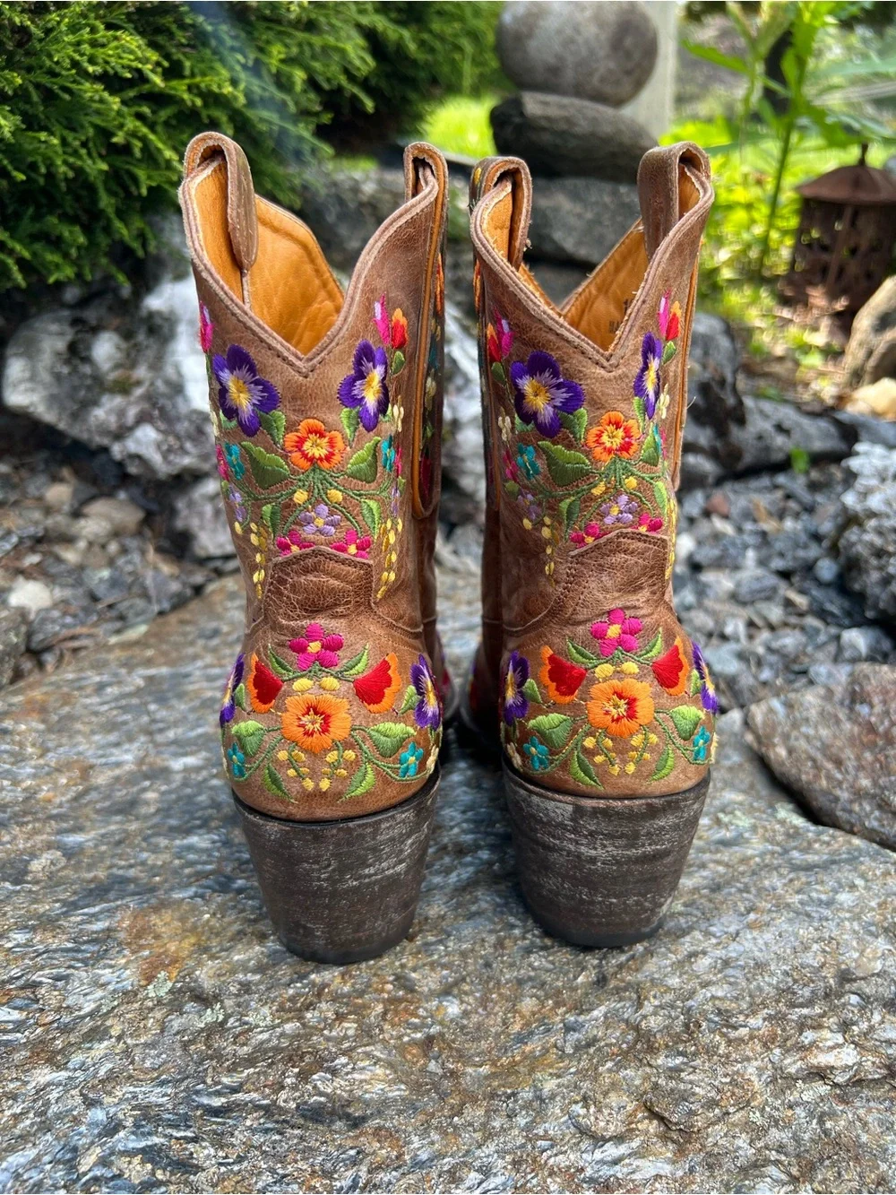 Price is firm. Old Gringo 10 B Sora Floral Western Cowboy Cowgirl ankle Boots